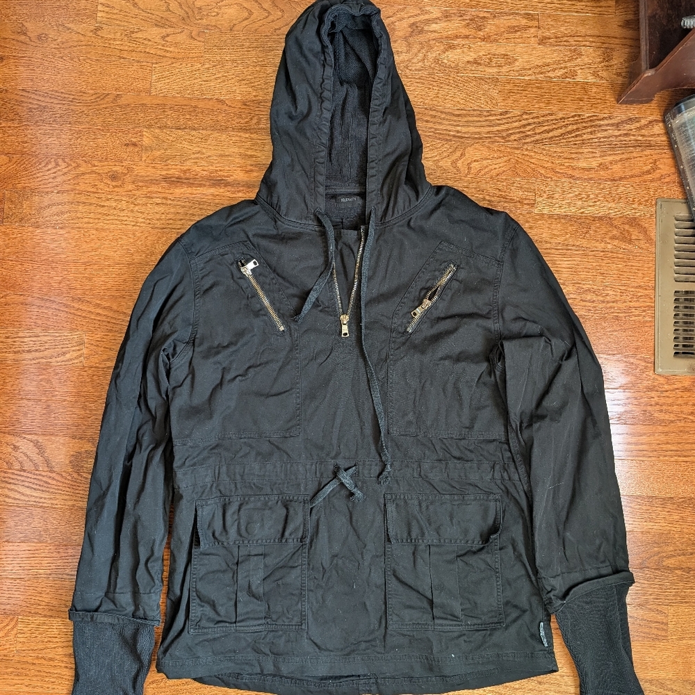 Hudson‎ Jeans Black Military Field Jacket